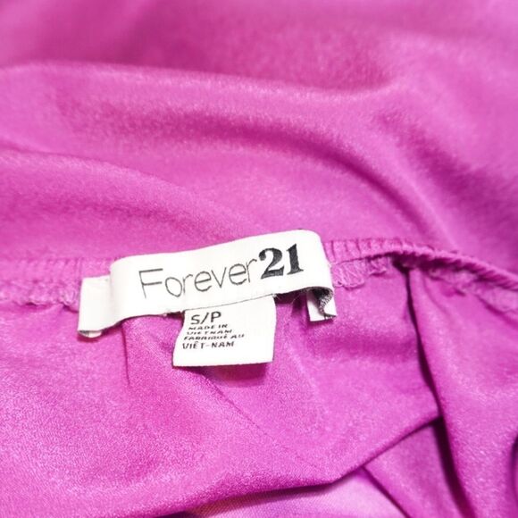 Forever21 Purple Ruffled Spaghetti Strap Top - Picture 6 of 6